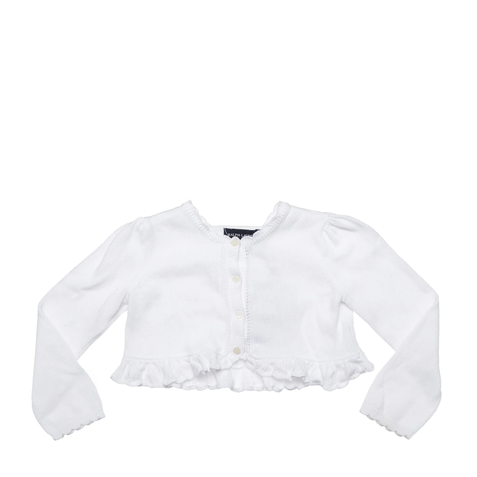 Cardigã Ralph Lauren Infantil Branco