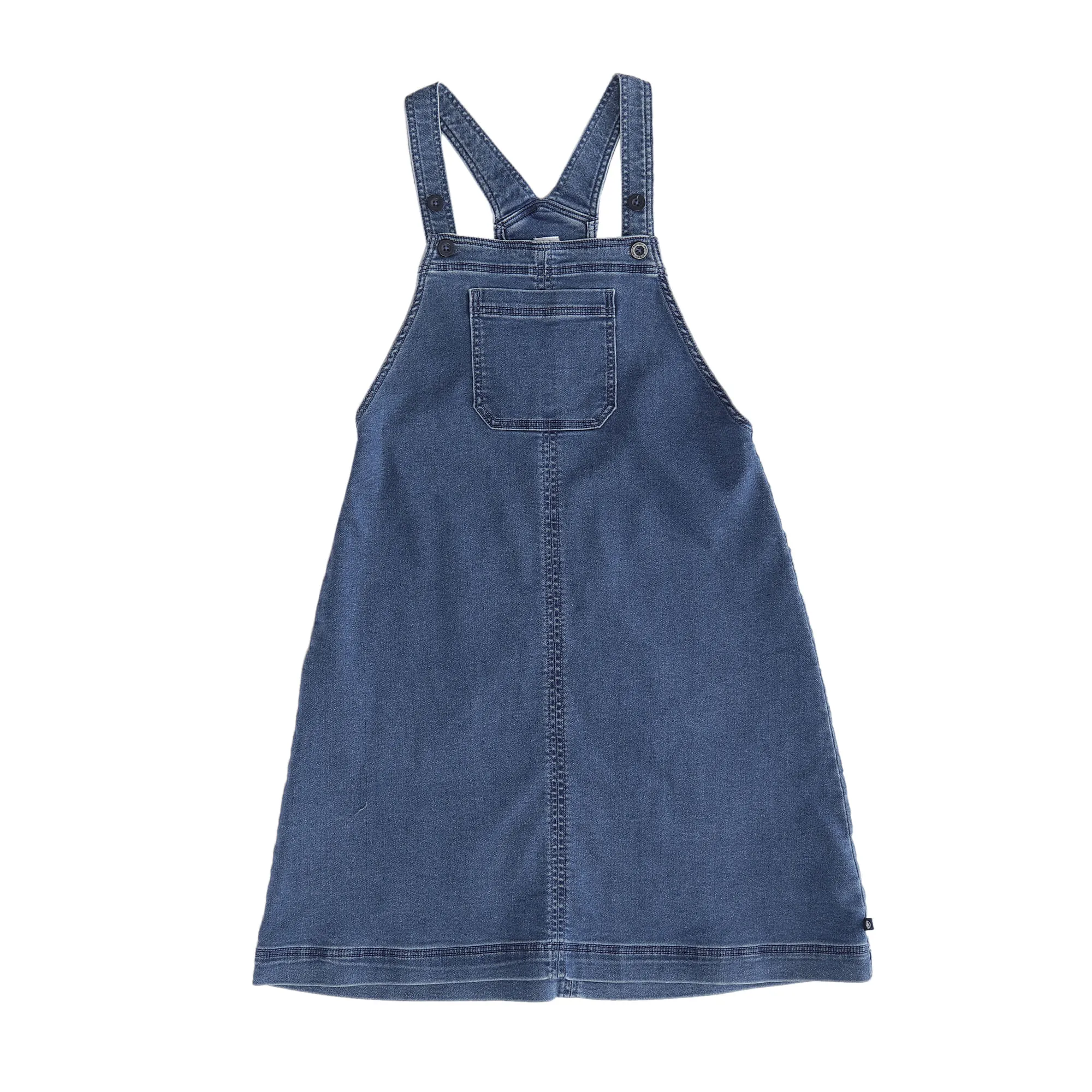 Vestido Petit Bateau Infantil Denim