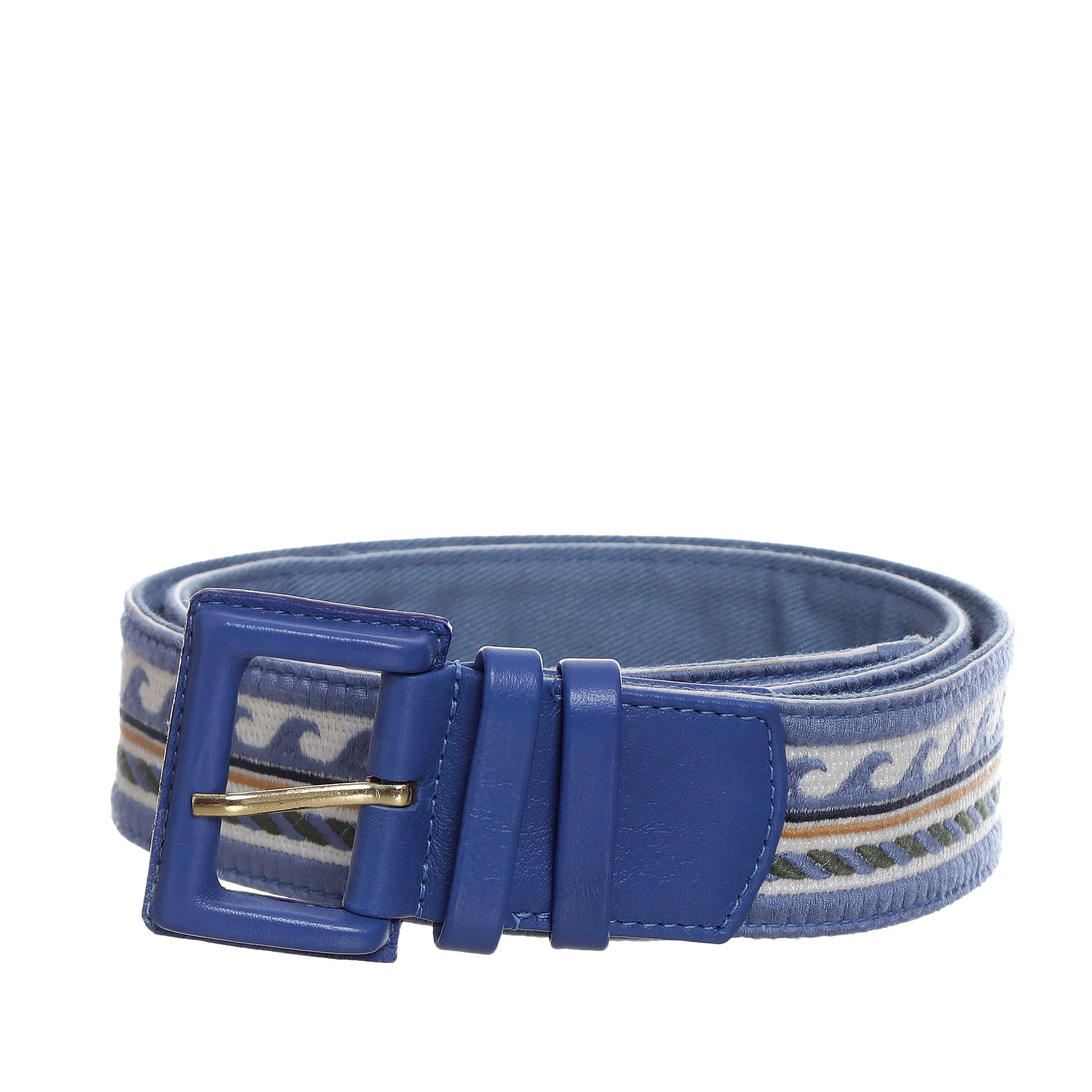 Cinto Cris Barros Estampado Azul