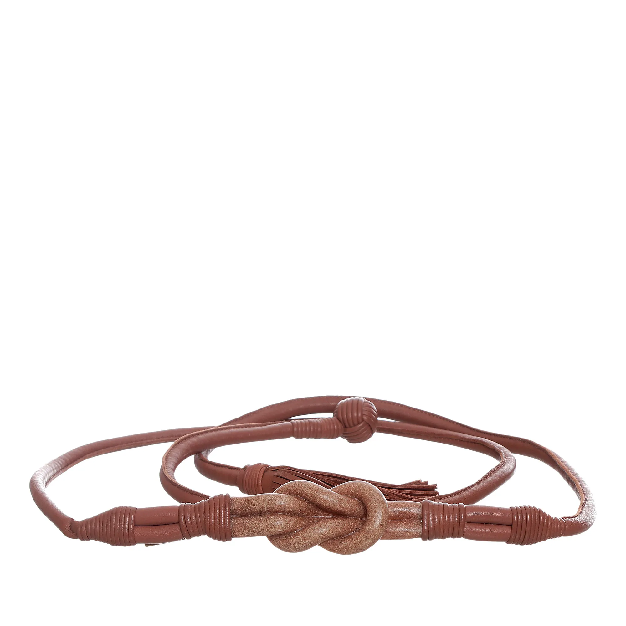 Cinto Cris Barros Acetato Marrom