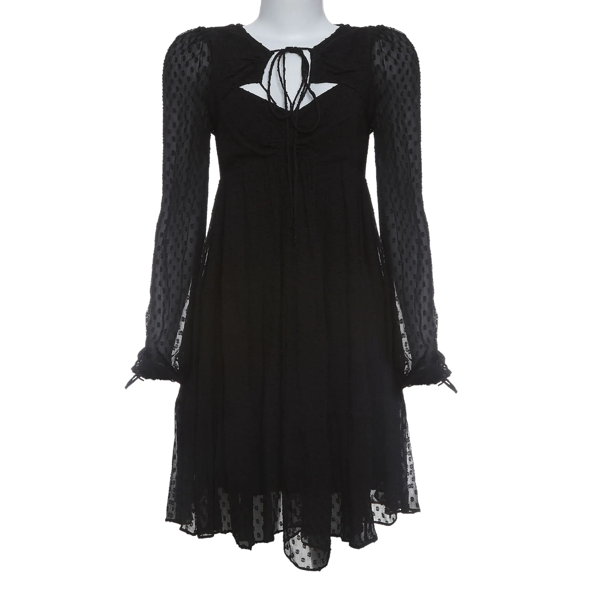 Vestido Iro Poá Preto