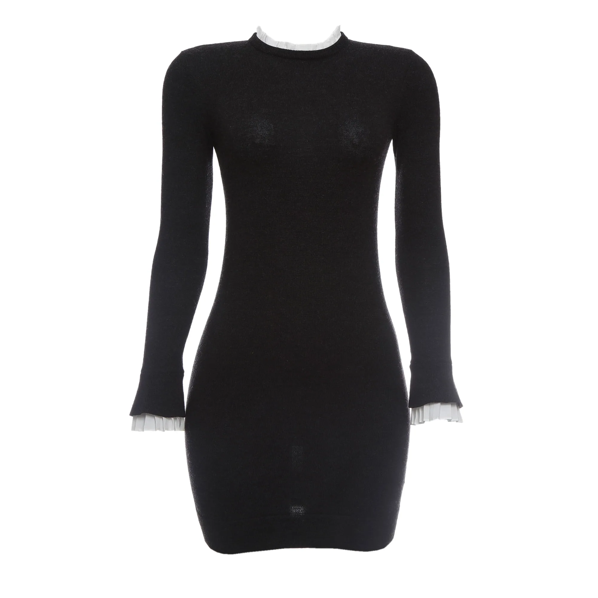 Vestido Club Monaco Tricô Cinza