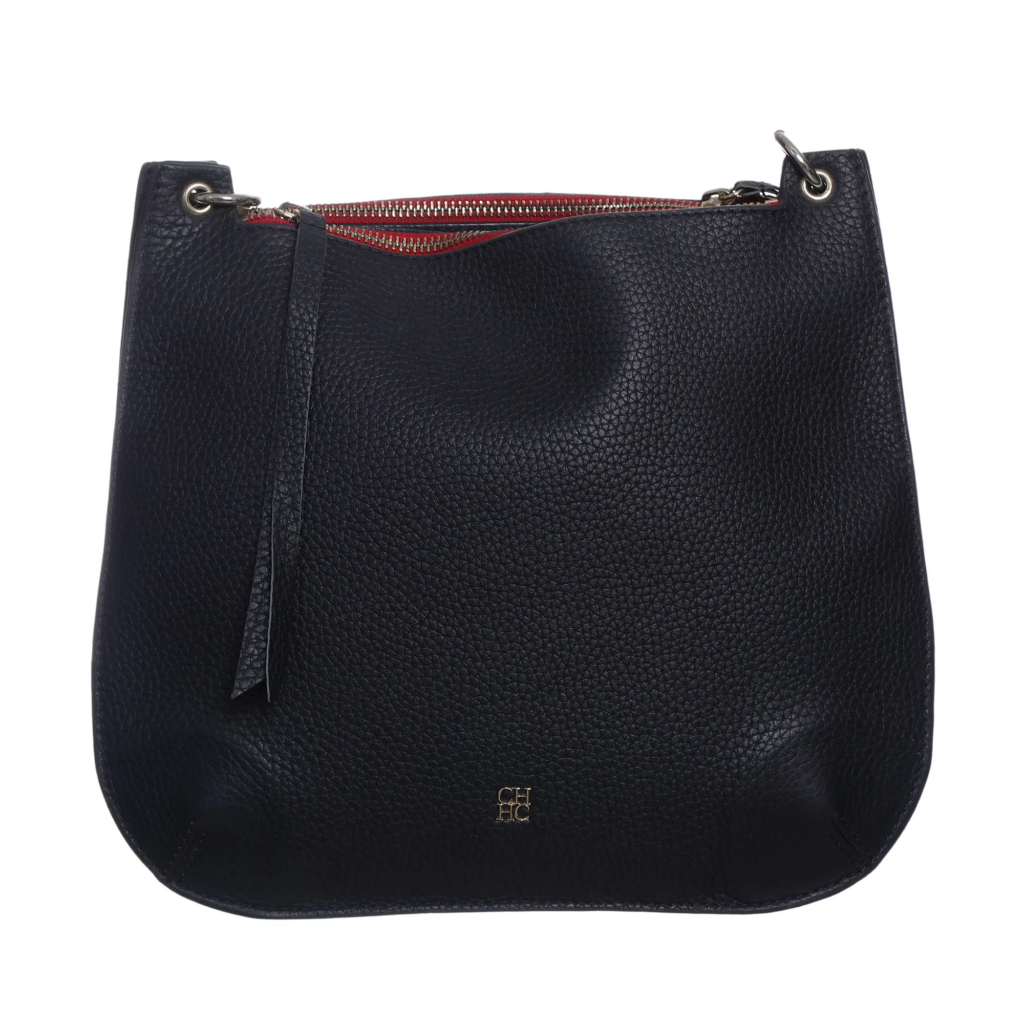 Bolsa Carolina Herrera Couro Azul