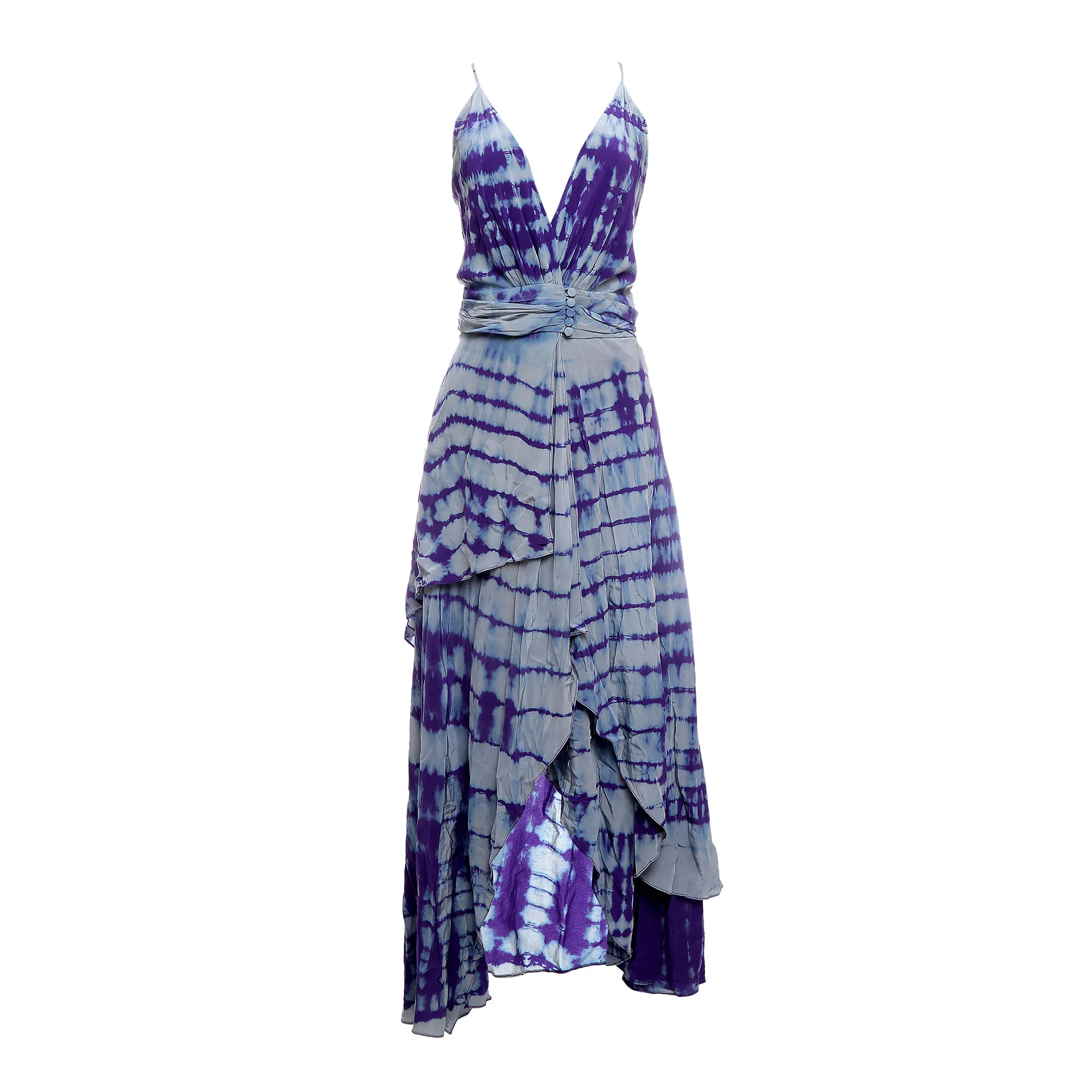 Vestido Priscilla França Estampado Lilás