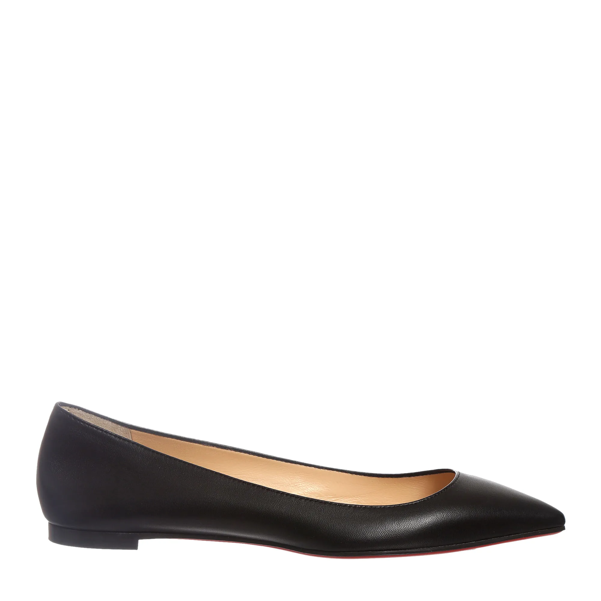 Sapatilha Christian Louboutin Ballalla Couro Preto