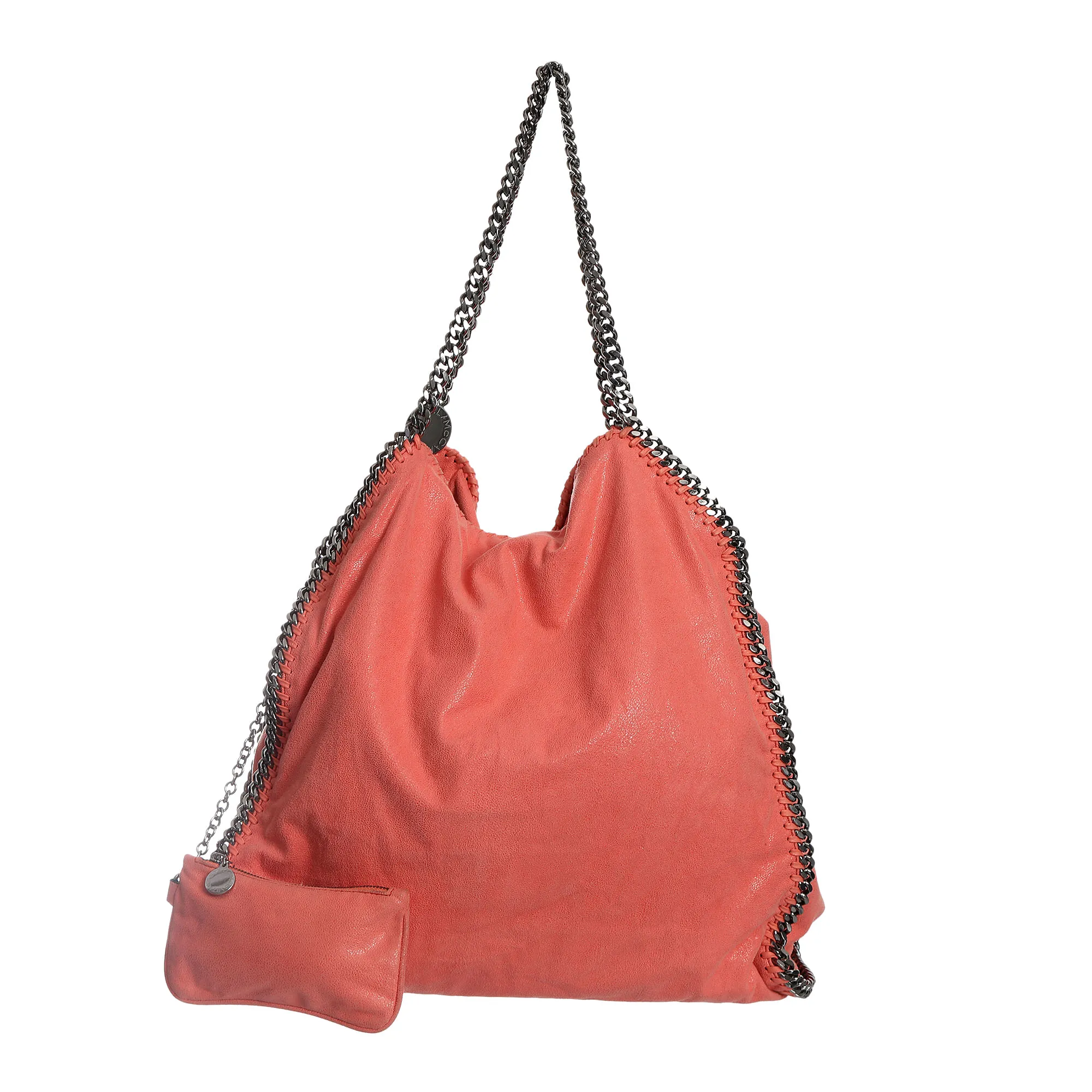 Bolsa Stella McCartney Falabella Shagder Grande Rosa