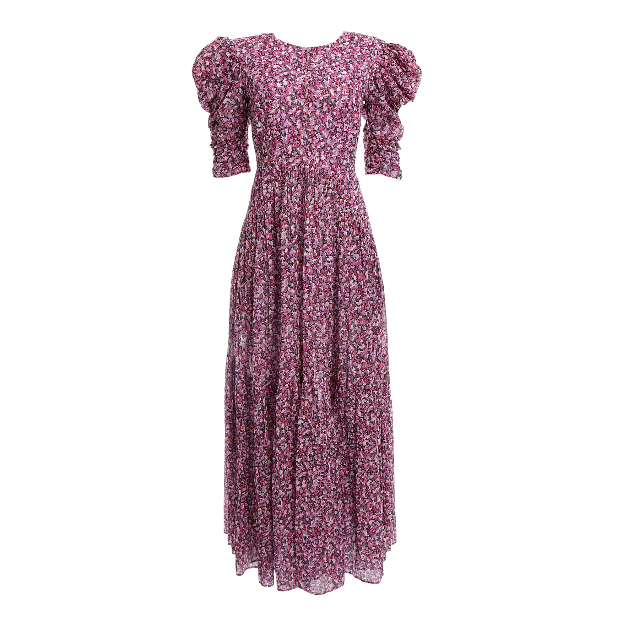 Vestido Isabel Marant Estampado Lilás