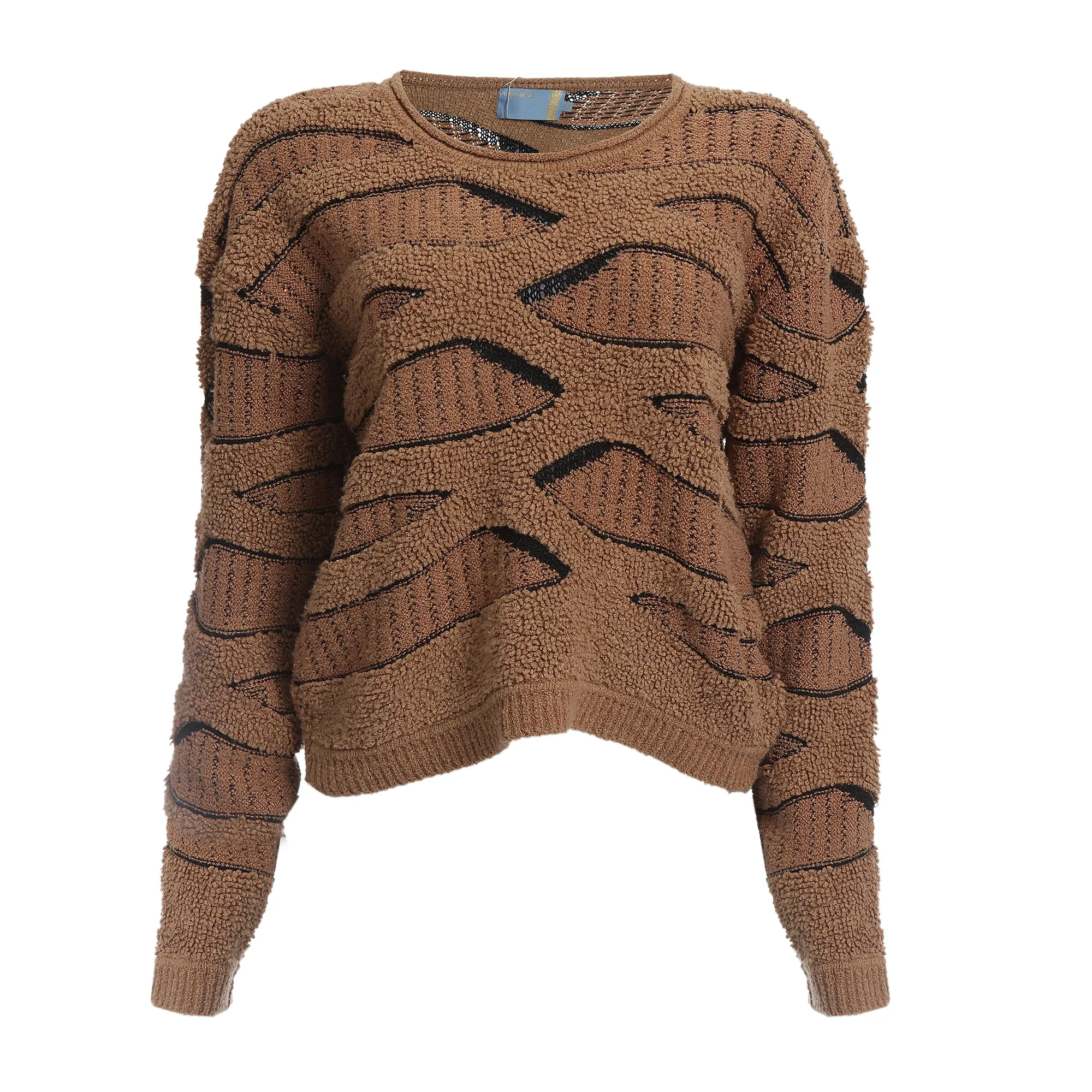 Tricô Cruise Marrom e Preto