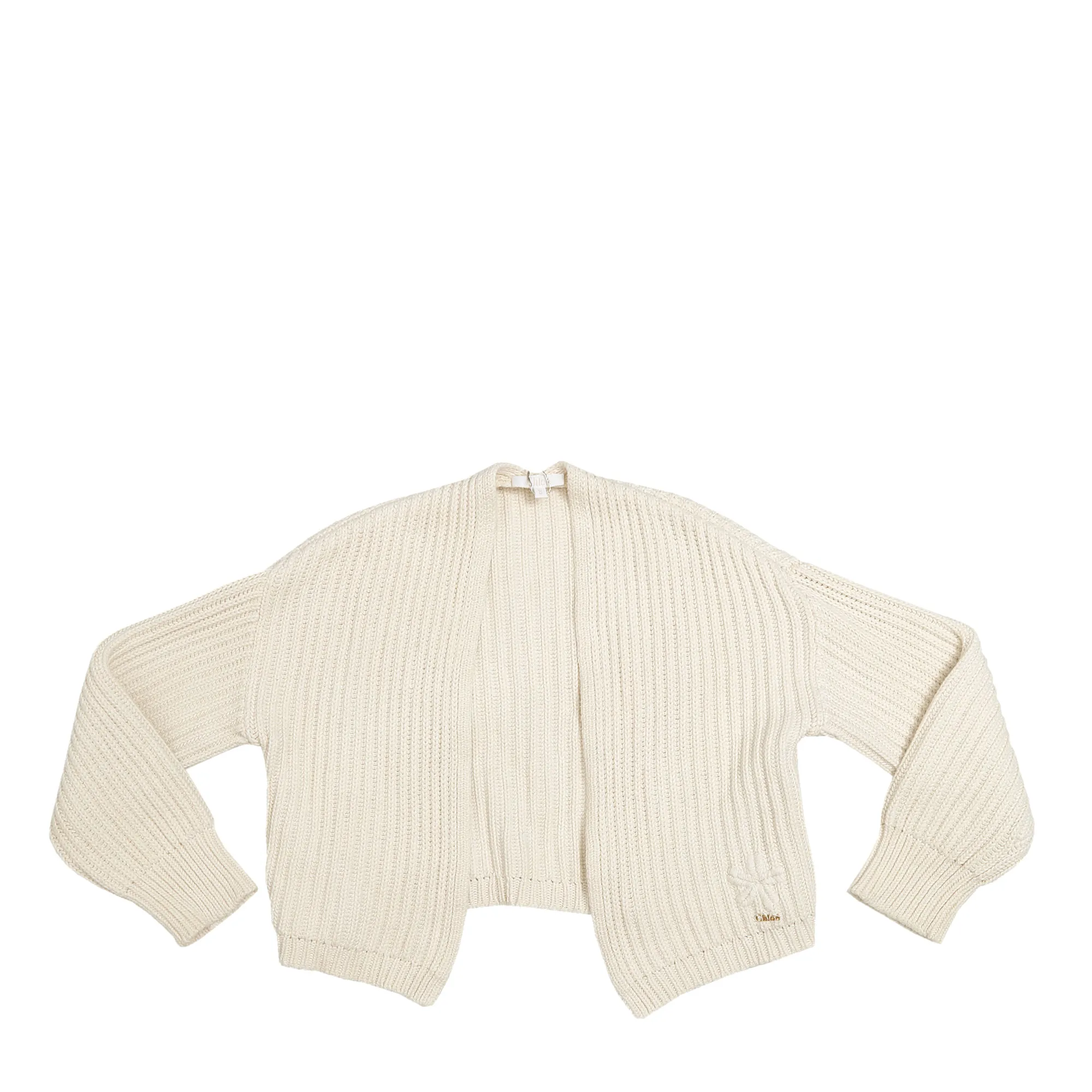 Cardigã Chloé Infantil Tricô Bege