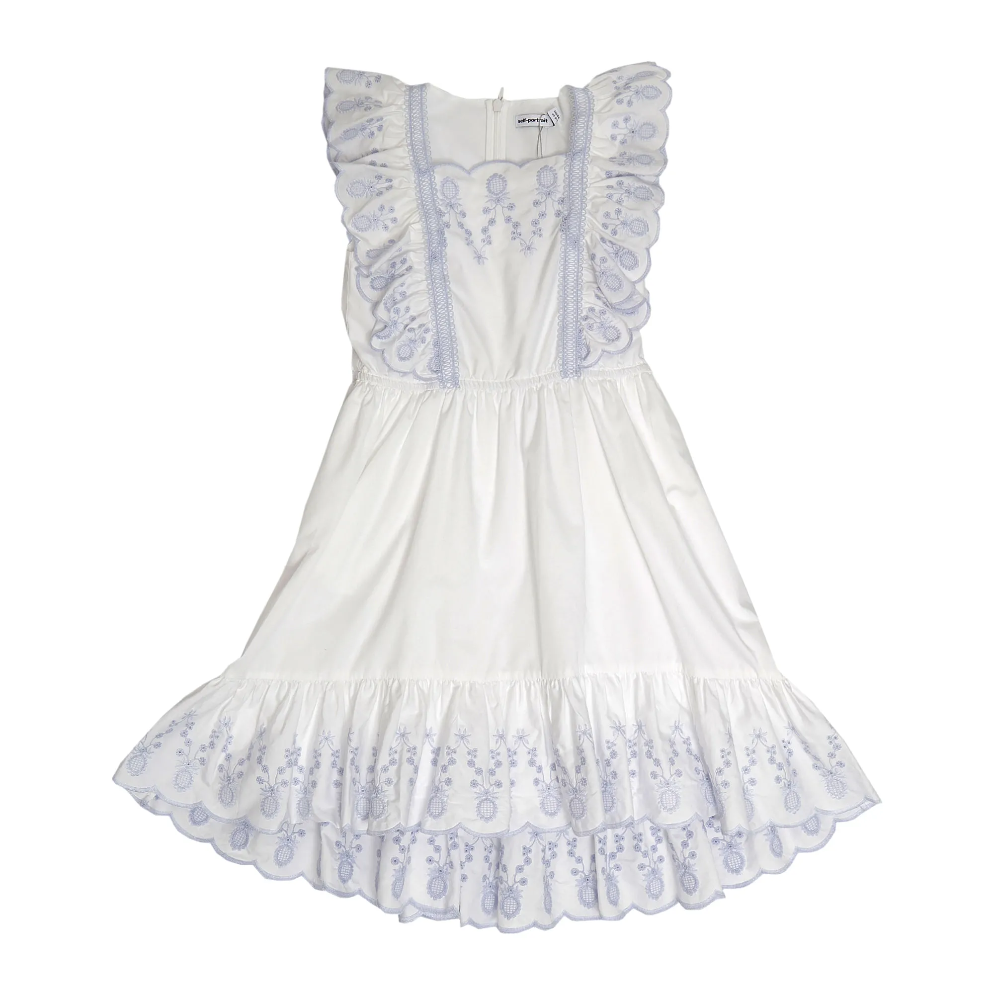 Vestido Self Portrait Infantil Branca