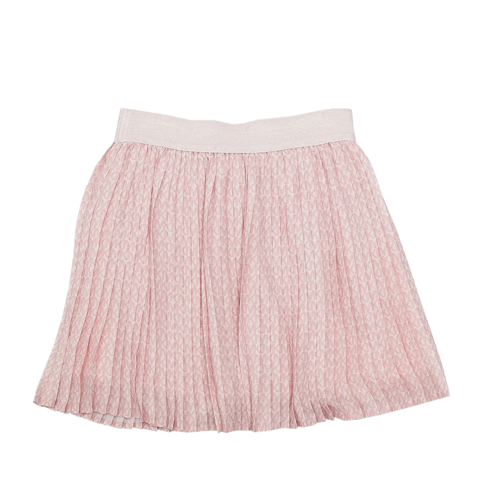 Saia Michael Kors Infantil Plissada Rosa