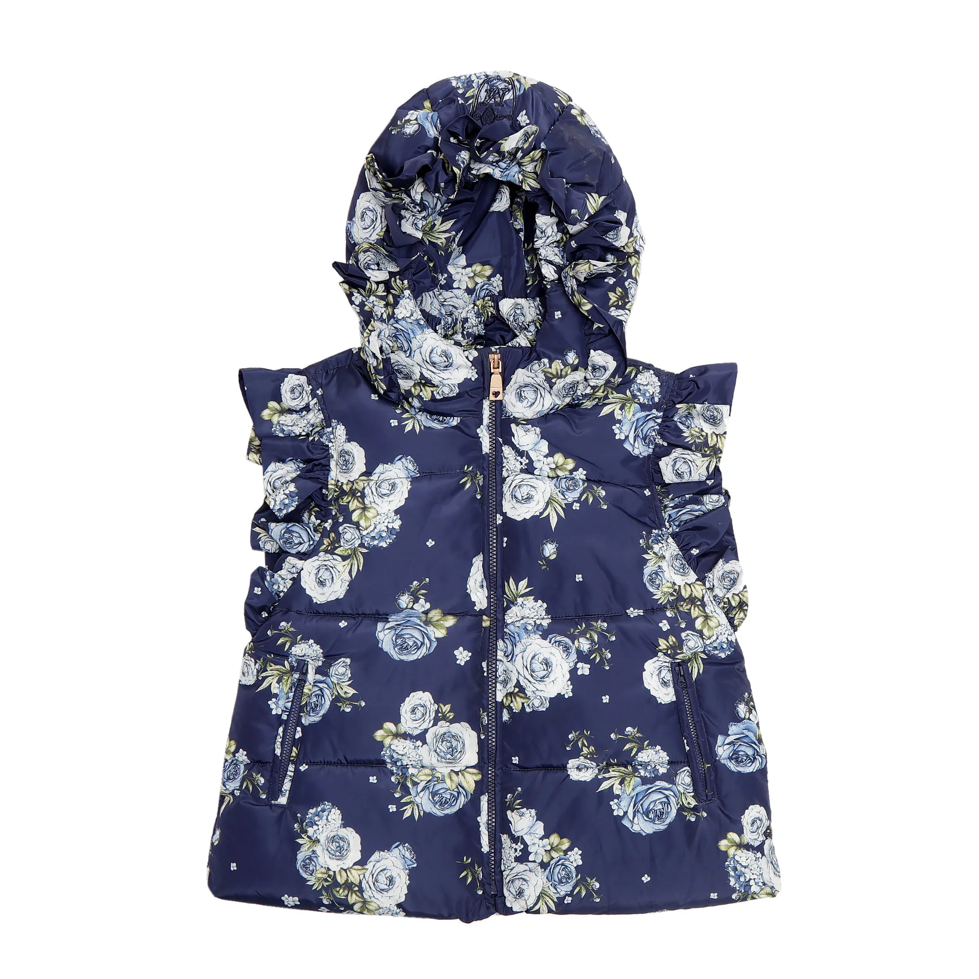 Casaco Monnalisa Infantil Puffer Estampado