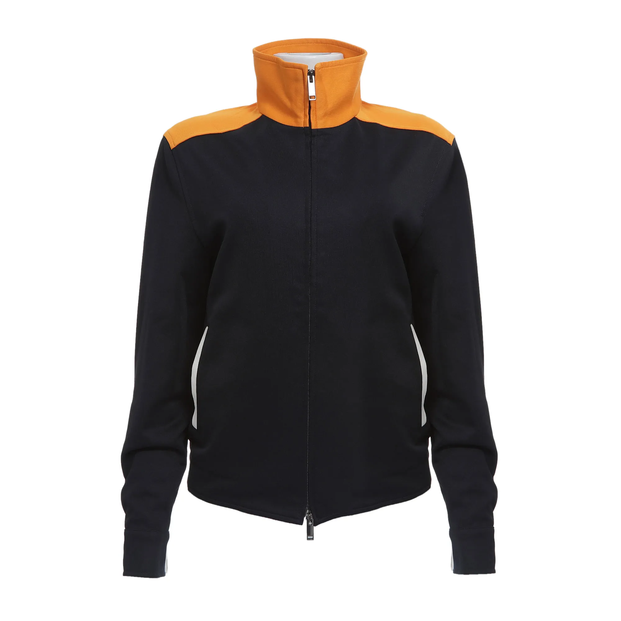 Casaco Valentino Garavani Preto e Laranja