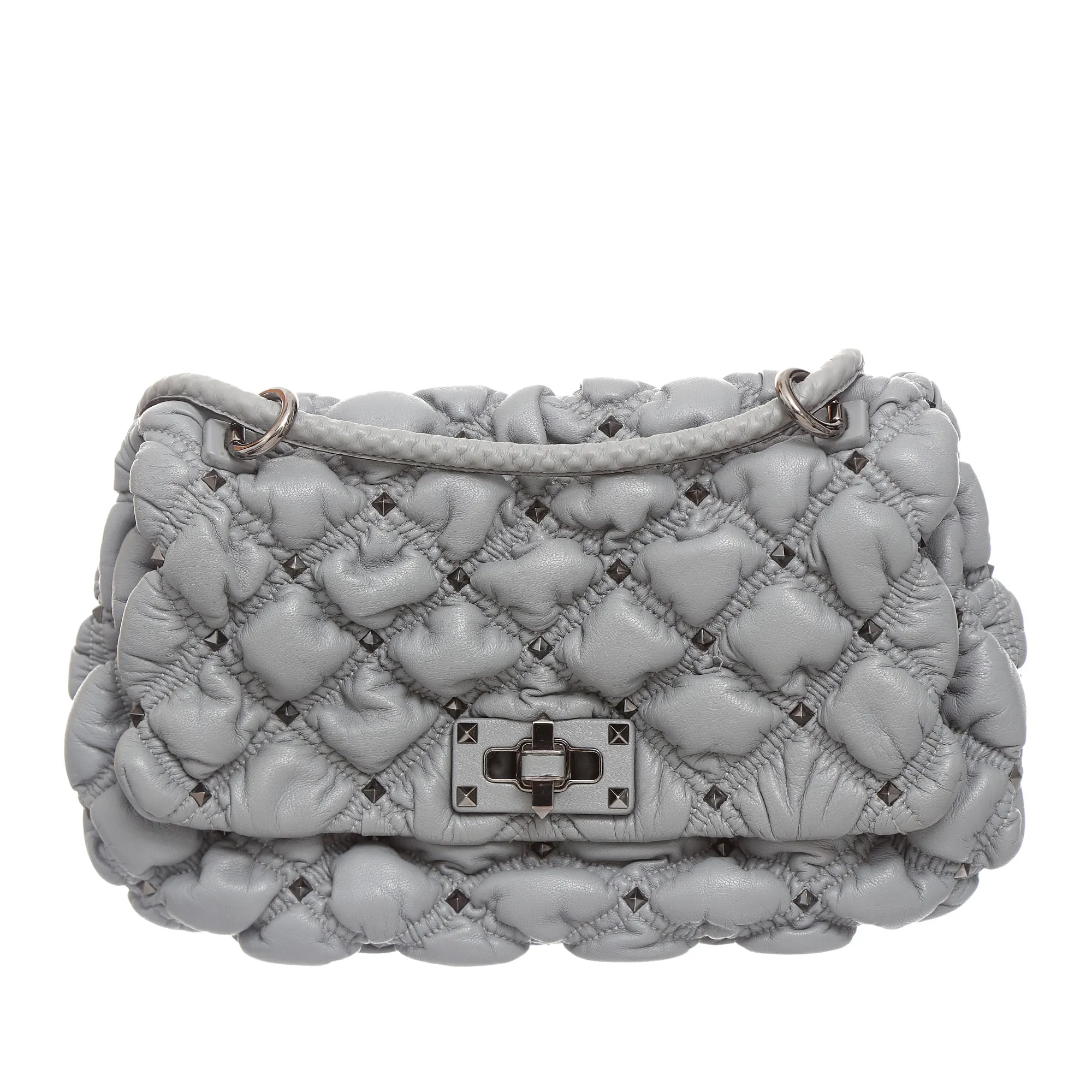 Bolsa Valentino Spikeme Cinza