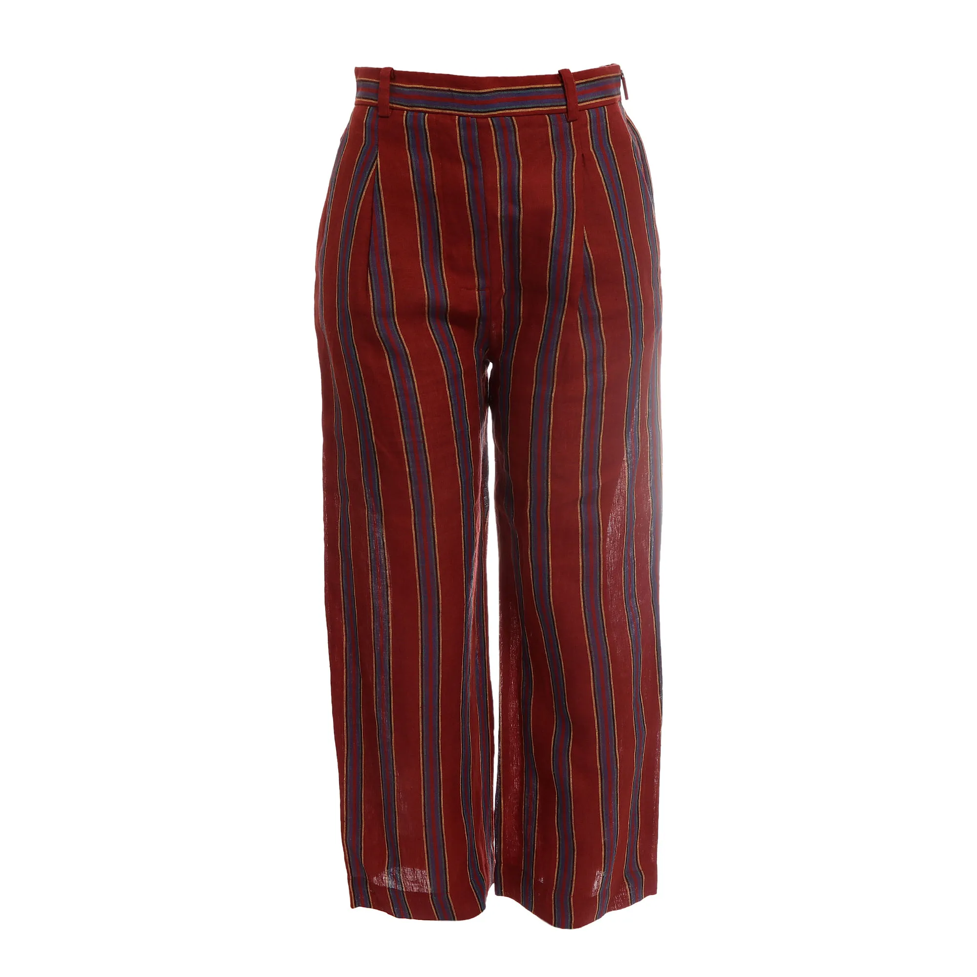 Calça Cris Barros Listrada Vermelha
