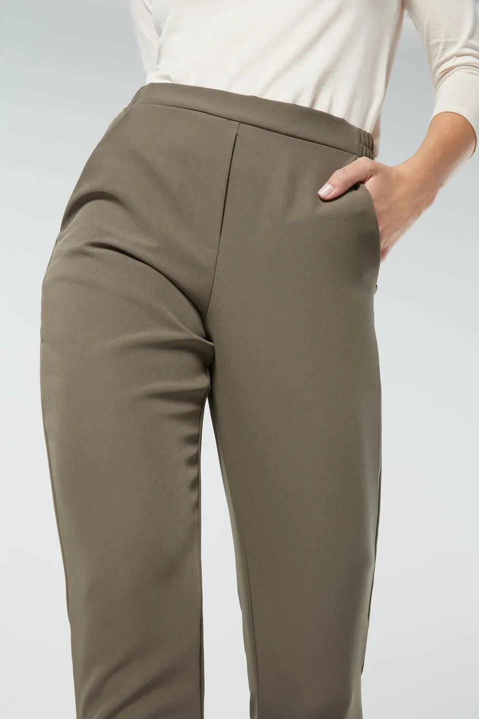 Calças Com Bolsos - Verde