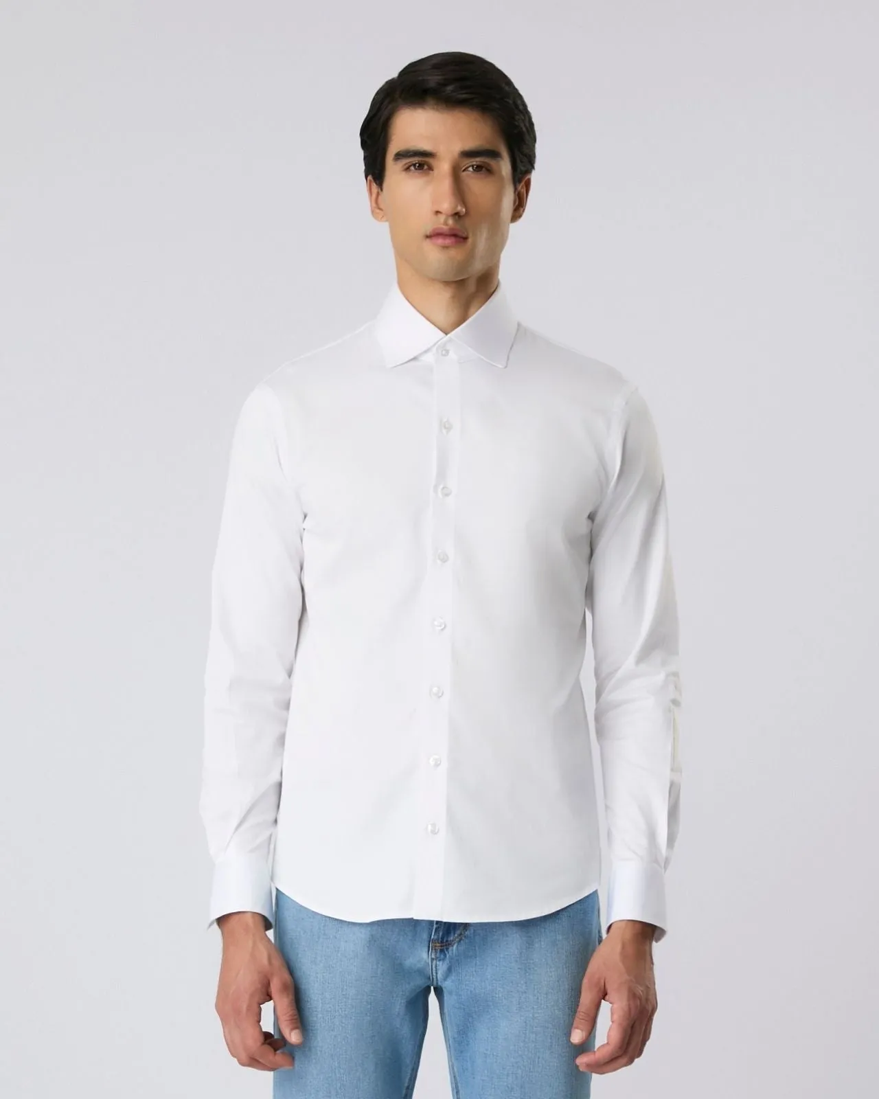 Camisa pima lisa branca