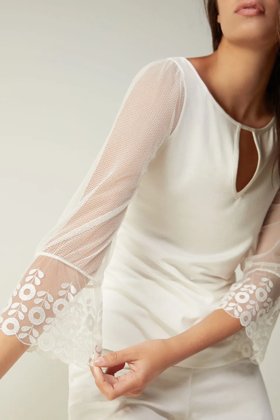 Blusa De Manga Comprida Made In Heaven - Branco