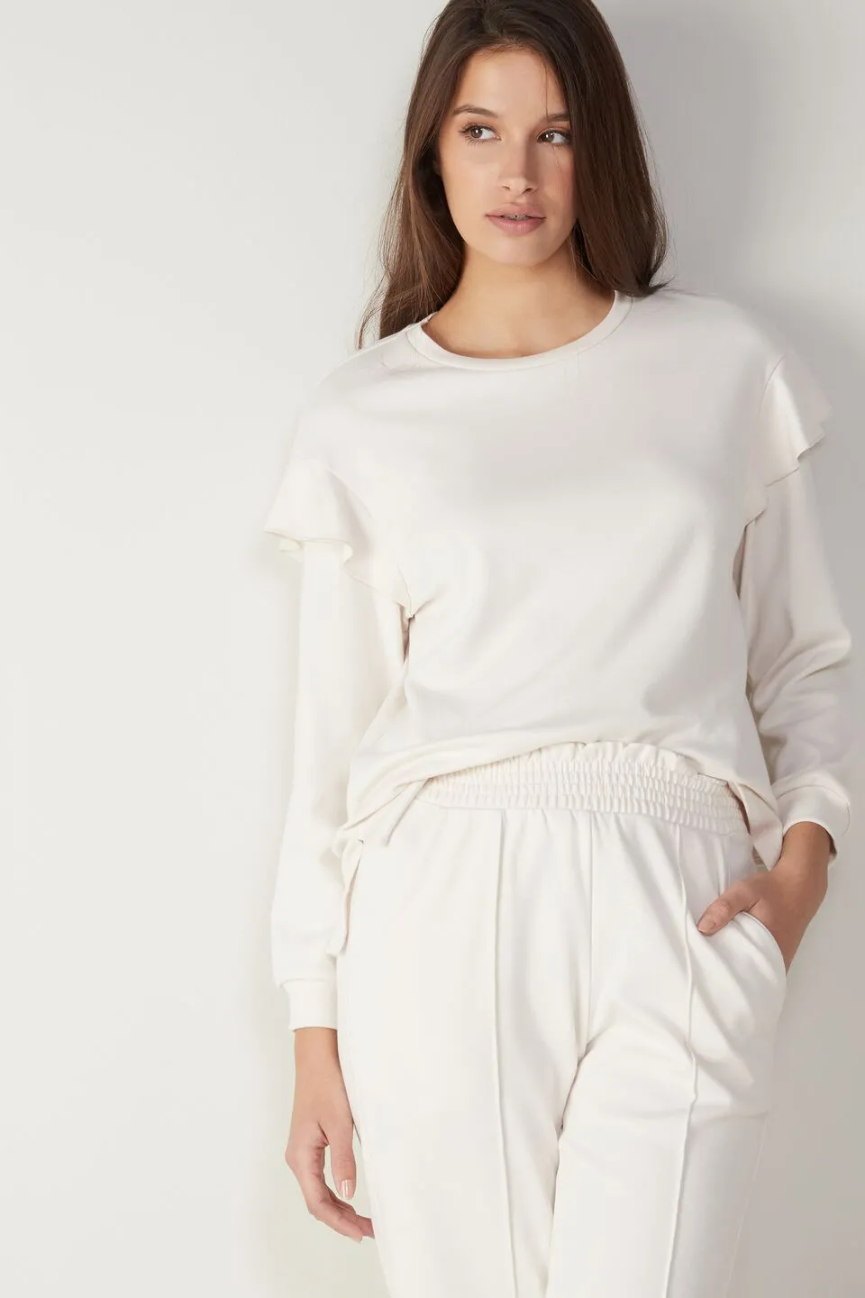 Blusa Em Algodão Quente Winter Sea - Rosa