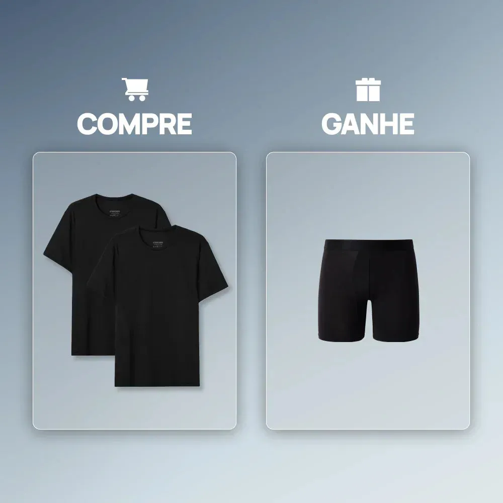 Compre 2 Tech T-Shirt e ganhe uma Cueca Performance