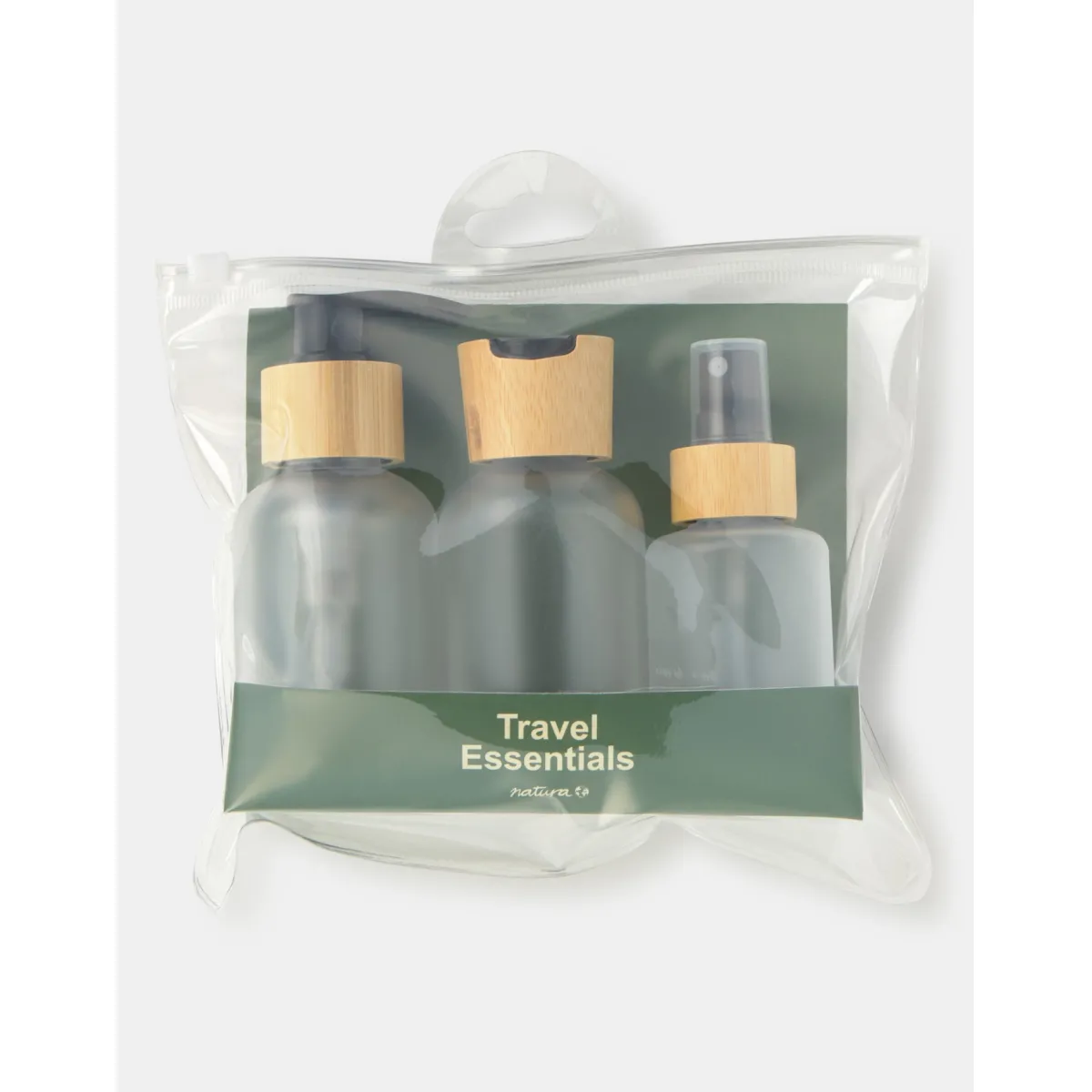 Conjunto de 3 garrafas de viagem