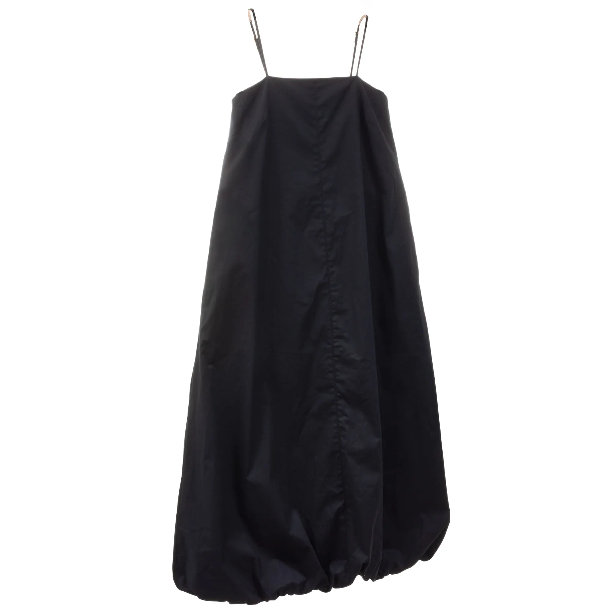 Vestido TIG Longo Balonê Preto
