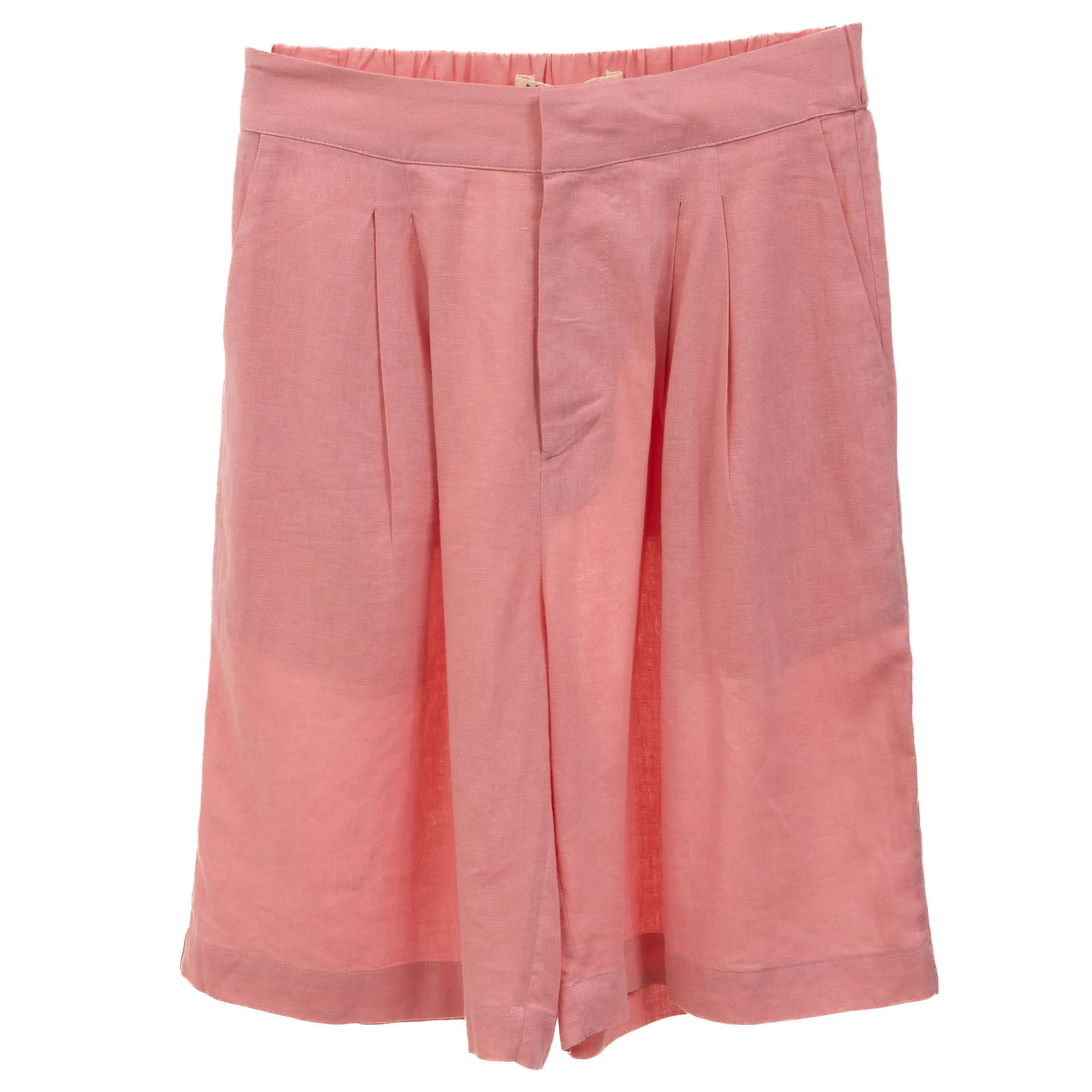 Bermuda Hoodmood Linho Rosa