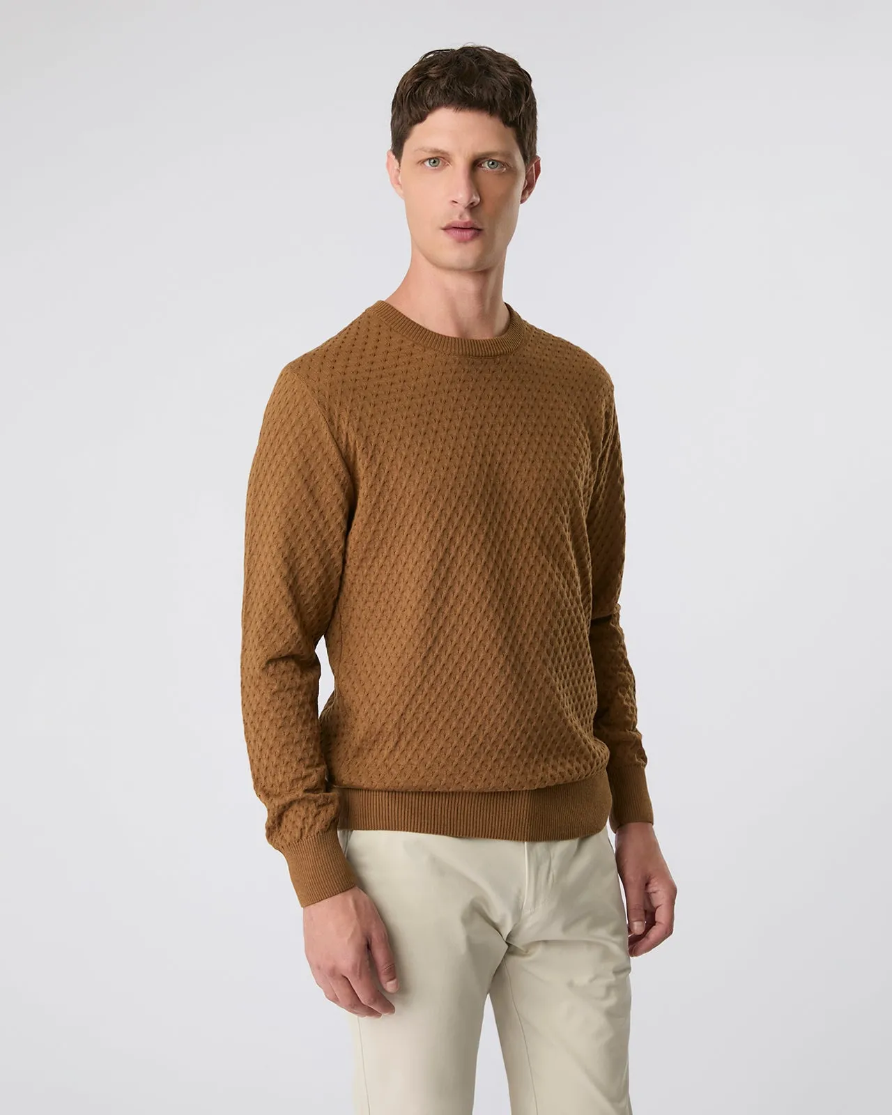 Tricô malto caramelo