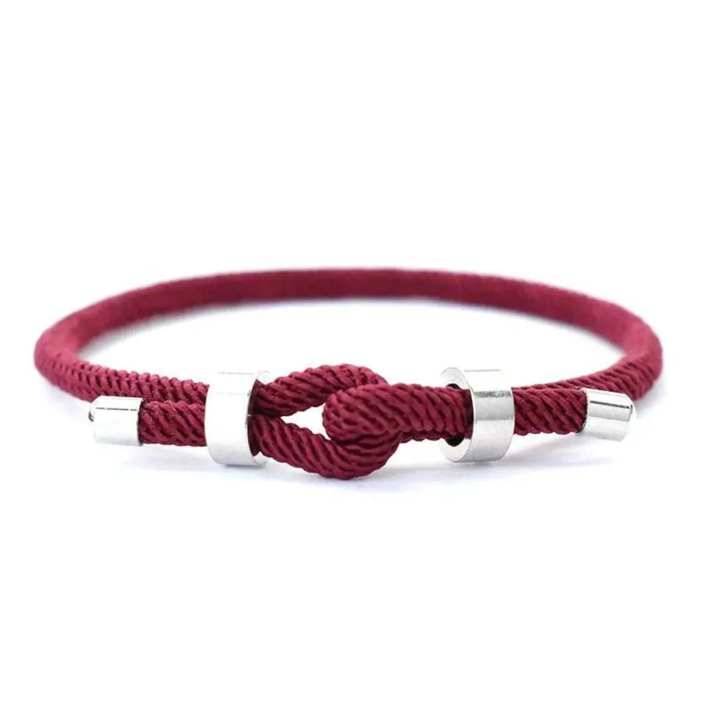 Pulseira de Corda Italiana Wine