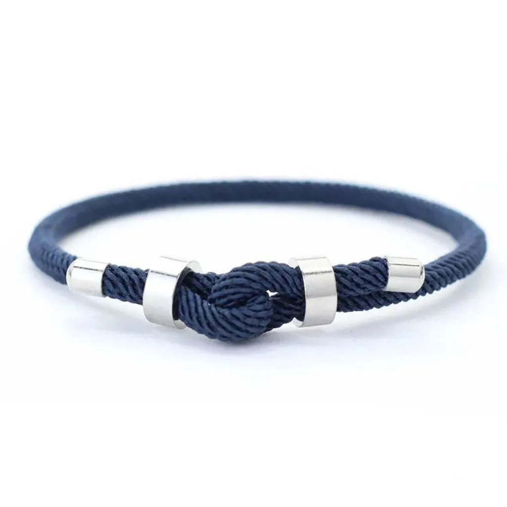 Pulseira de Corda Italiana Blue
