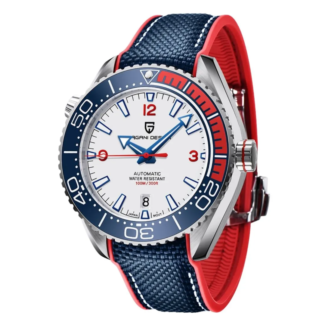 Relógio Pagani Design Seamaster White