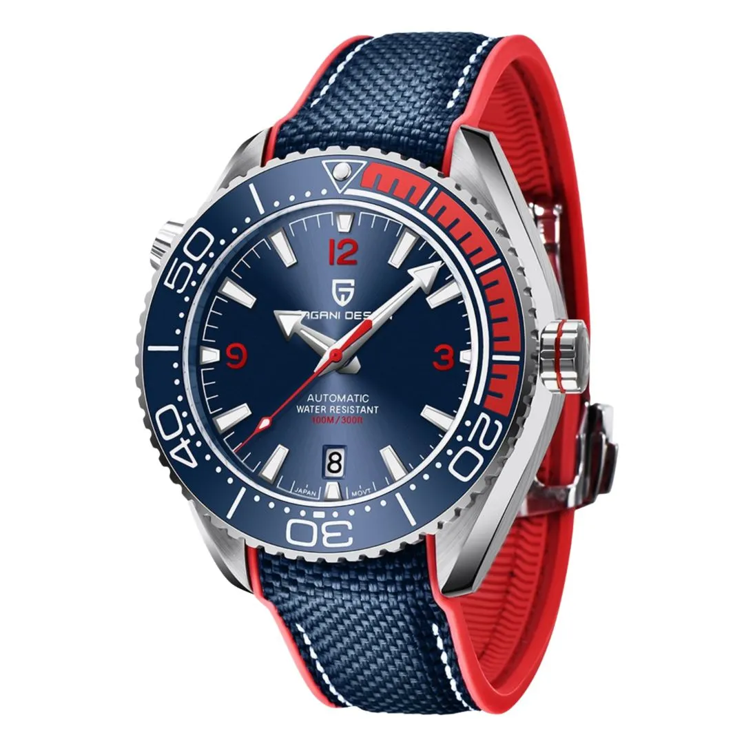 Relógio Pagani Design Seamaster Blue