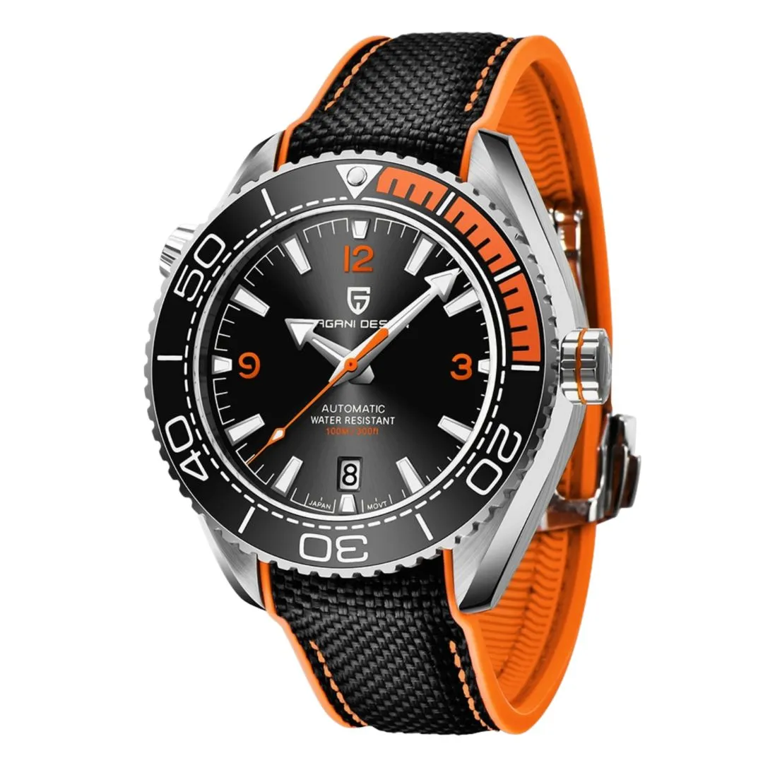 Relógio Pagani Design Seamaster Orange