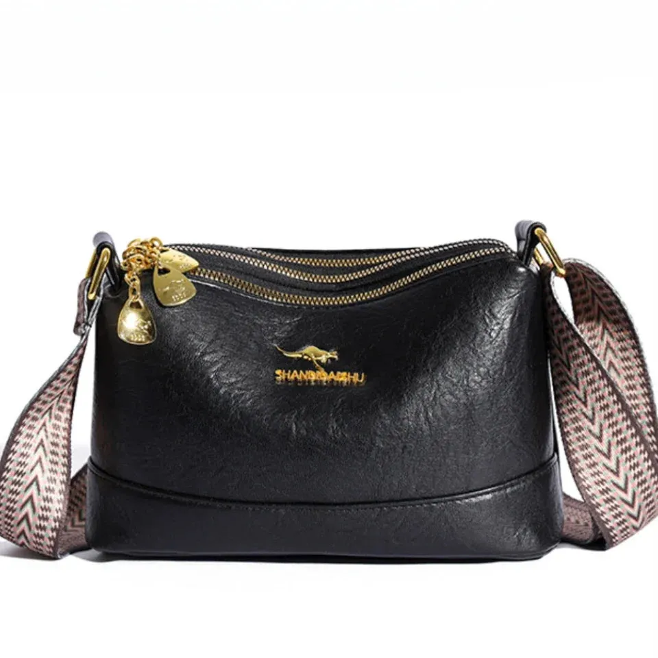 Bolsa De Couro Feminina Transversal Melissa