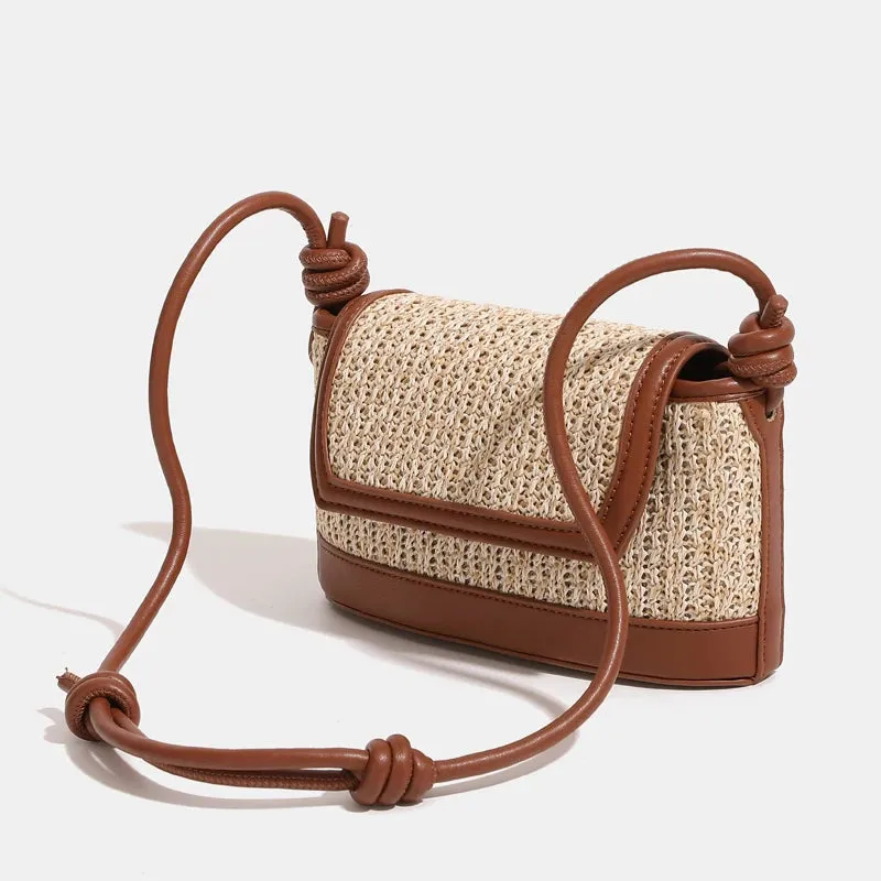 Bolsa de Palha Chic Pequena Transversal