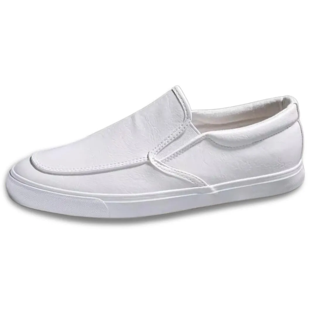 Slip On Masculino De Couro Brasted