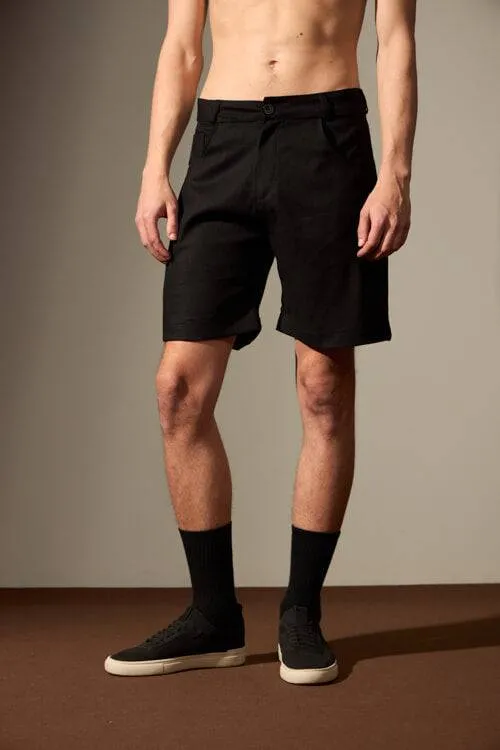 BERMUDA ARENITO LINHO - PRETO