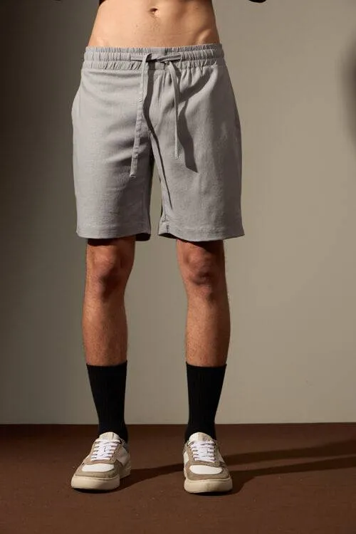 BERMUDA CACHOEIRAS LINHO - CINZA