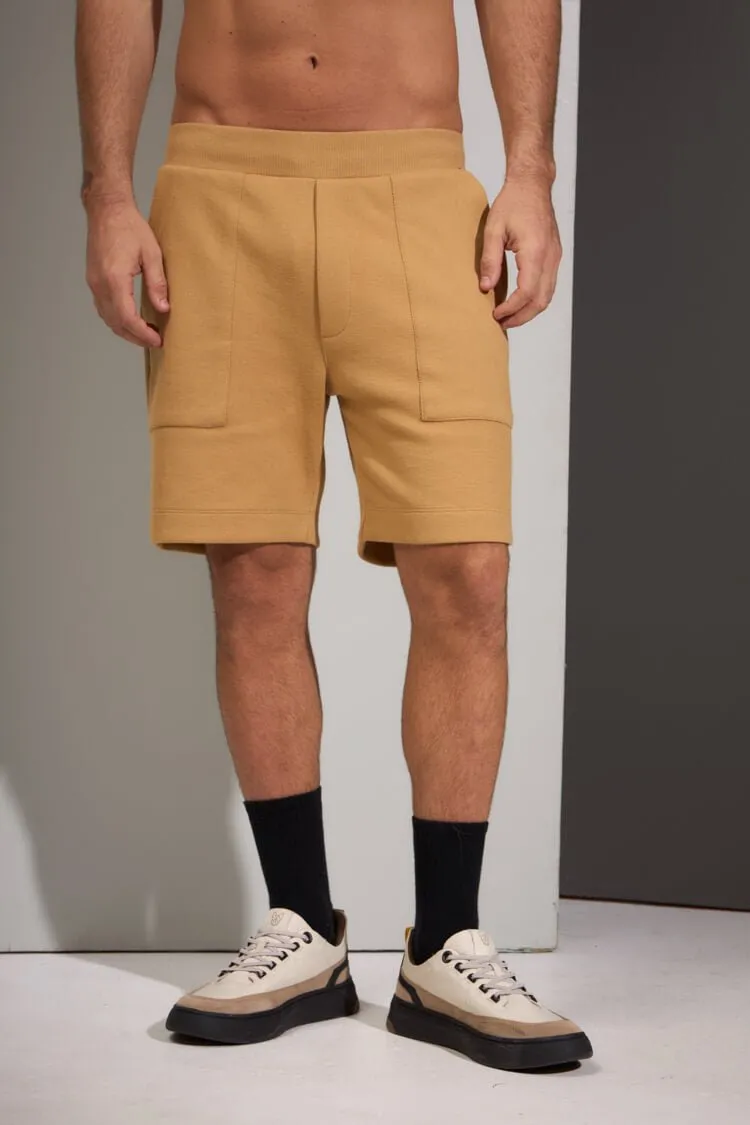 BERMUDA CAMPOS ALGODÃO - BEGE