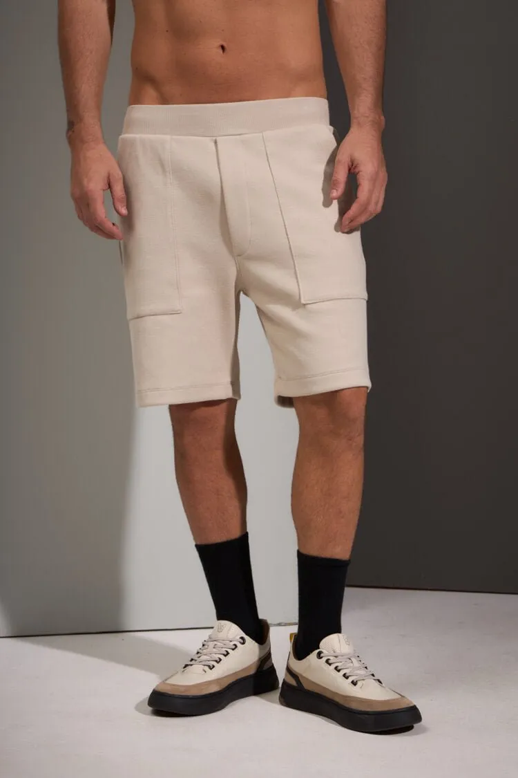 BERMUDA CAMPOS ALGODÃO - CINZA