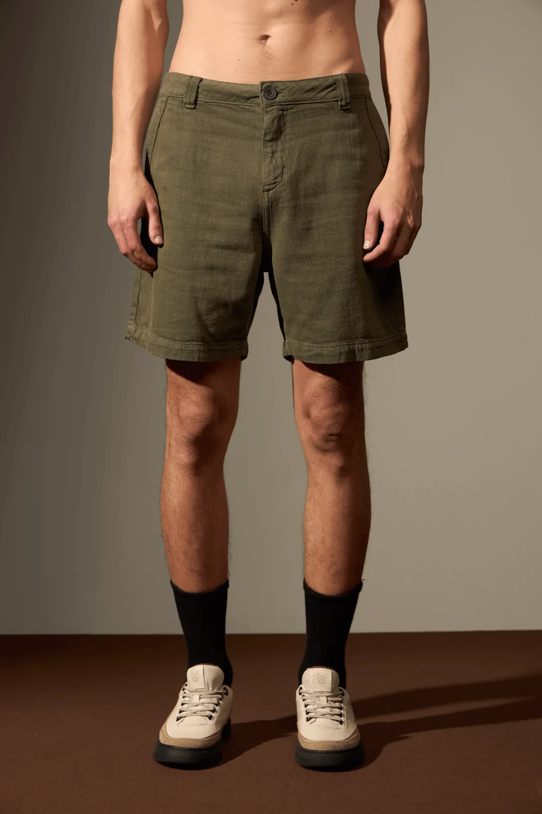 BERMUDA CERRADO ALGODÃO - VERDE