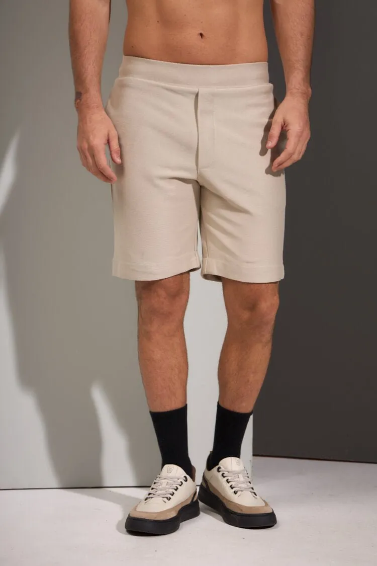 BERMUDA FLORESTA 100% ALGODÃO - CINZA