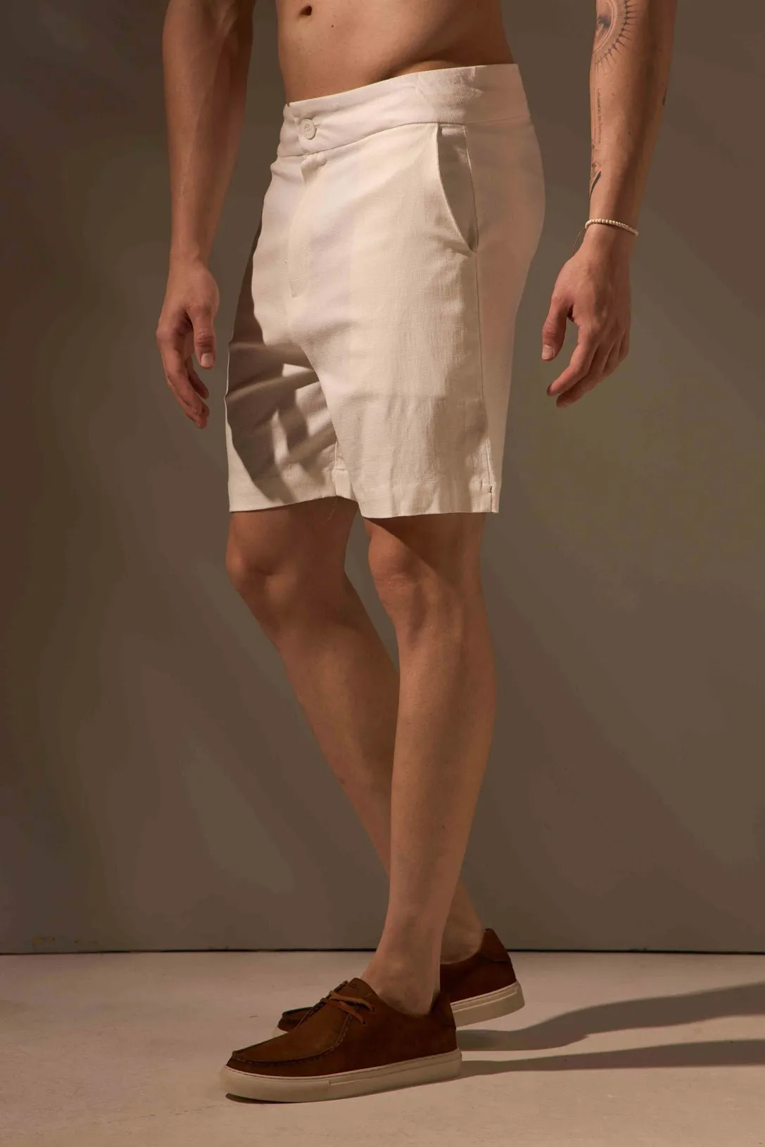 BERMUDA FLOW LINHO - OFF WHITE