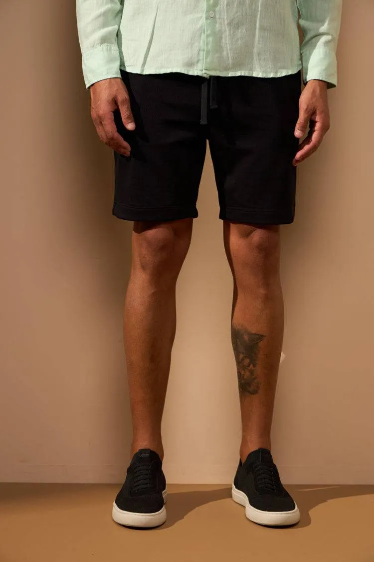 BERMUDA NERVURA - PRETO