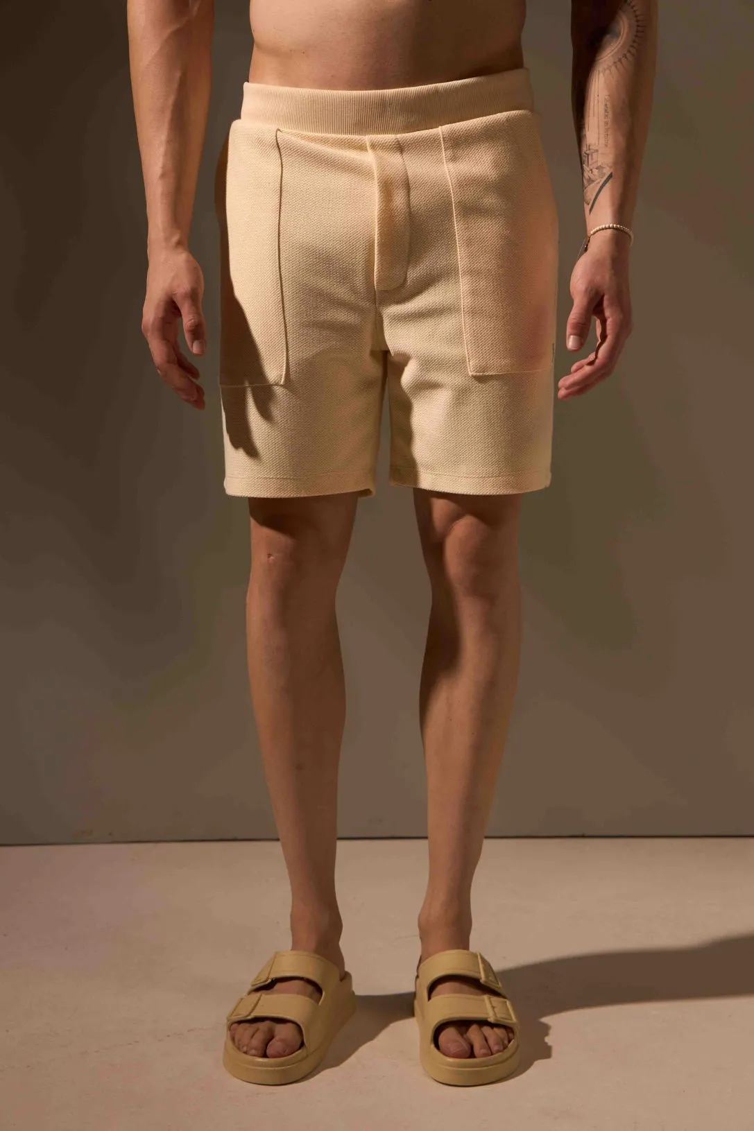 BERMUDA SINERGIA ALGODÃO - OFF WHITE