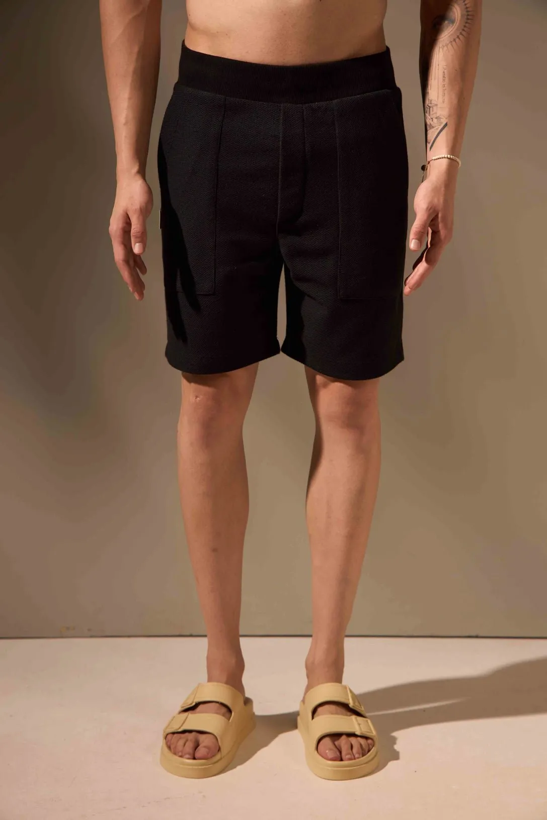 BERMUDA SINERGIA ALGODÃO - PRETO