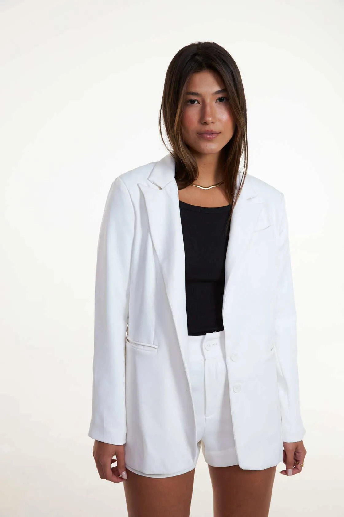 BLAZER ALFAIATARIA - OFF WHITE