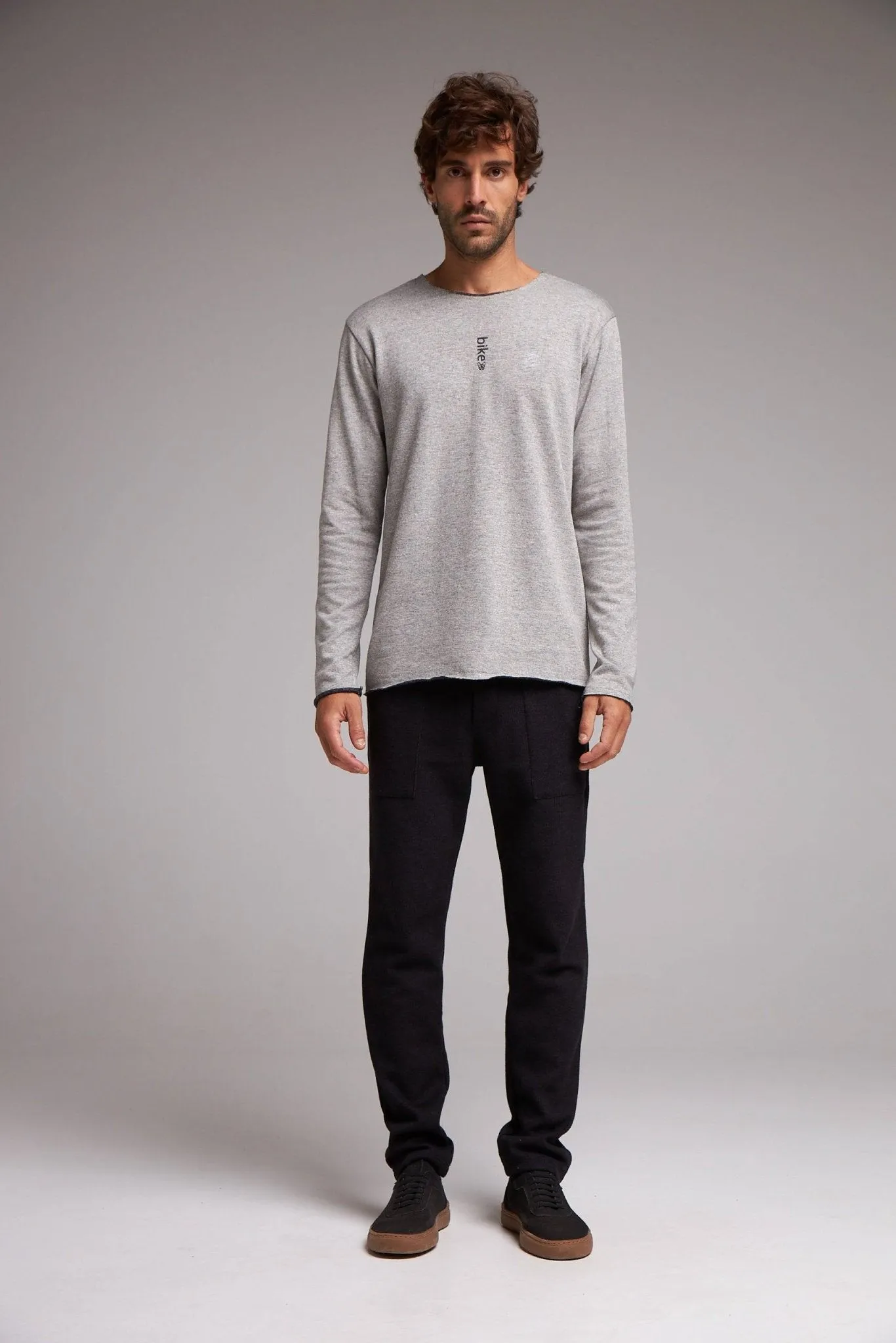 BLUSA DUO DUPLA FACE 100% ALGODÃO - CINZA