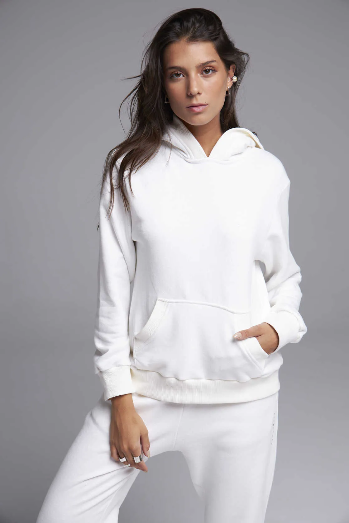 BLUSA MOLETOM ENDORFINA - OFF WHITE