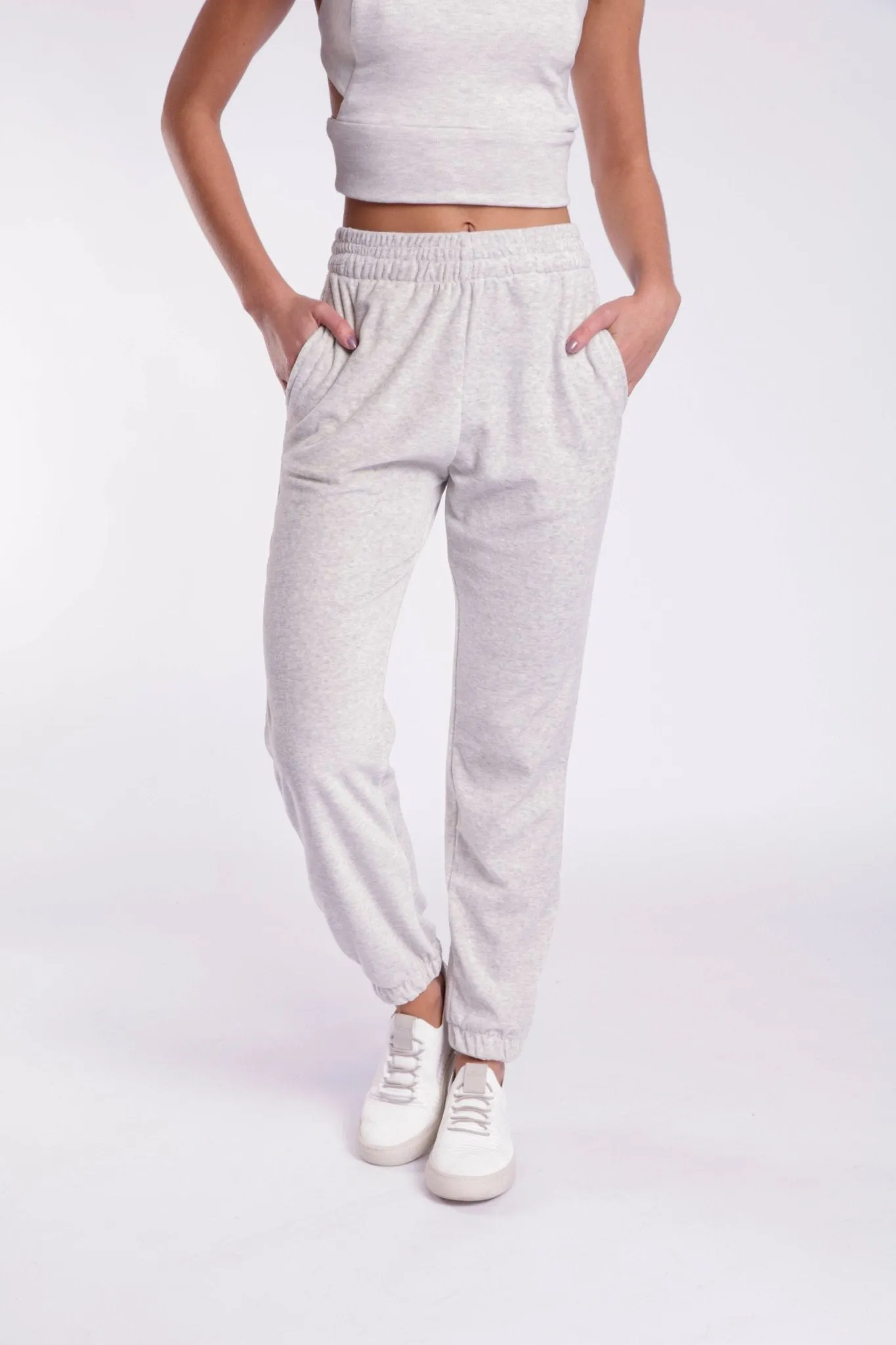 CALÇA BOLSO FRONTAL - CINZA